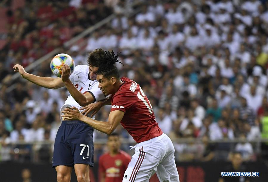 (SP)CHINA-SHANGHAI-FOOTBALL-INTERNATIONAL CHAMPIONS CUP-MANCHESTER UNITED VS TOTTENHAM HOTSPUR (CN)