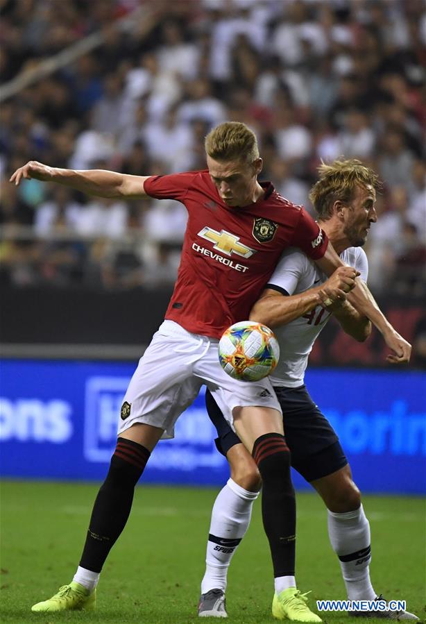 (SP)CHINA-SHANGHAI-FOOTBALL-INTERNATIONAL CHAMPIONS CUP-MANCHESTER UNITED VS TOTTENHAM HOTSPUR (CN)
