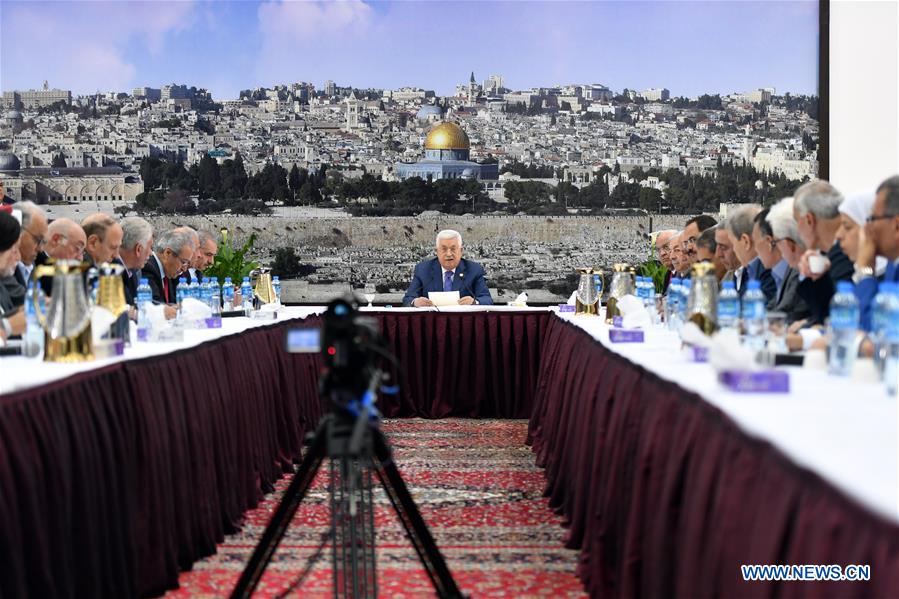 MIDEAST-RAMALLAH-ABBAS-DEALS SIGNED WITH ISRAEL