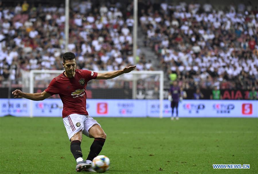 (SP)CHINA-SHANGHAI-FOOTBALL-INTERNATIONAL CHAMPIONS CUP-MANCHESTER UNITED VS TOTTENHAM HOTSPUR (CN)