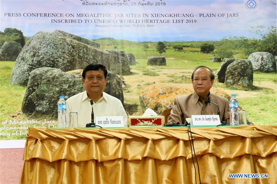 LAOS-VIENTIANE-WORLD HERITAGE-PRESS CONFERENCE