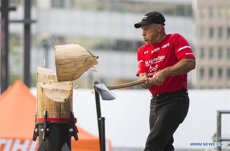 CANADA-ONTARIO-MISSISSAUGA-TIMBER SPORTS COMPETITION