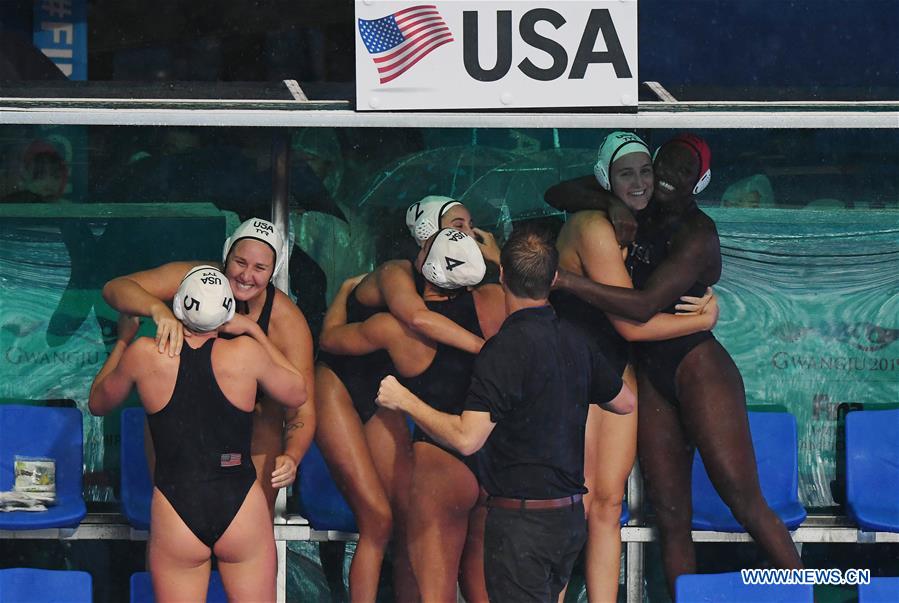 (SP)SOUTH KOREA-GWANGJU-FINA WORLD CHAMPIONSHIPS-WOMEN'S WATERPOLO FINAL-USA VS ESP