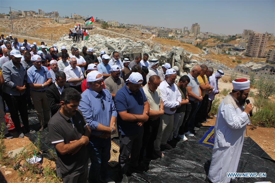 MIDEAST-JERUSALEM-PROTEST