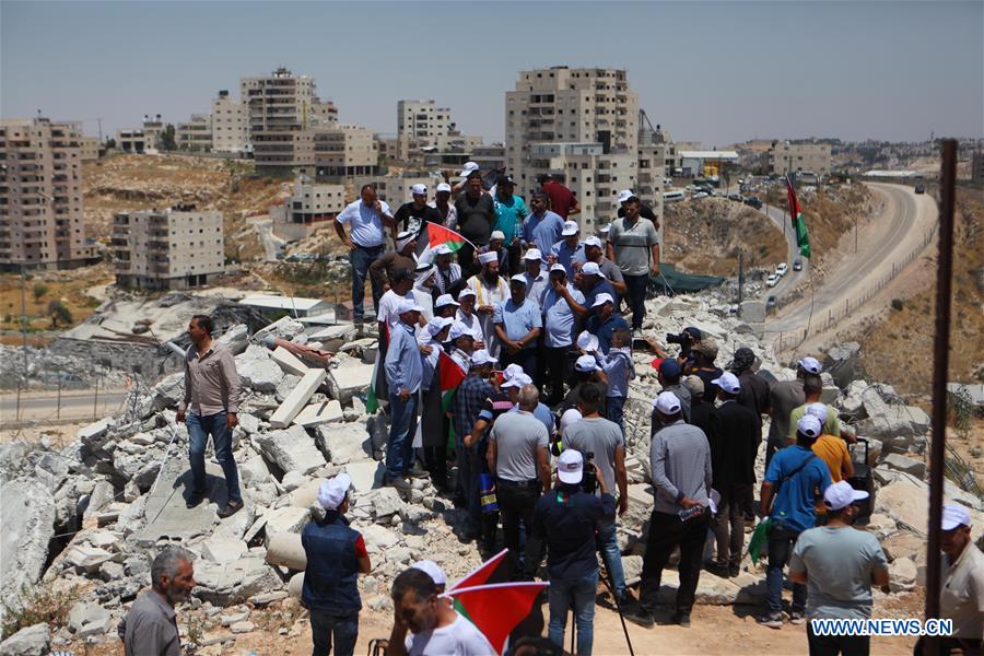 MIDEAST-JERUSALEM-PROTEST