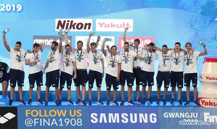 (SP)SOUTH KOREA-GWANGJU-FINA WORLD CHAMPIONSHIPS-MEN'S WATERPOLO FINAL-ITA VS ESP