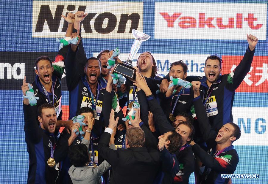 (SP)SOUTH KOREA-GWANGJU-FINA WORLD CHAMPIONSHIPS-MEN'S WATERPOLO FINAL-ITA VS ESP