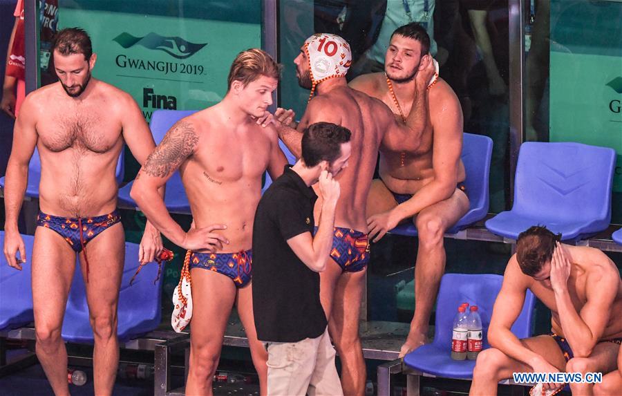 (SP)SOUTH KOREA-GWANGJU-FINA WORLD CHAMPIONSHIPS-MEN'S WATERPOLO FINAL-ITA VS ESP