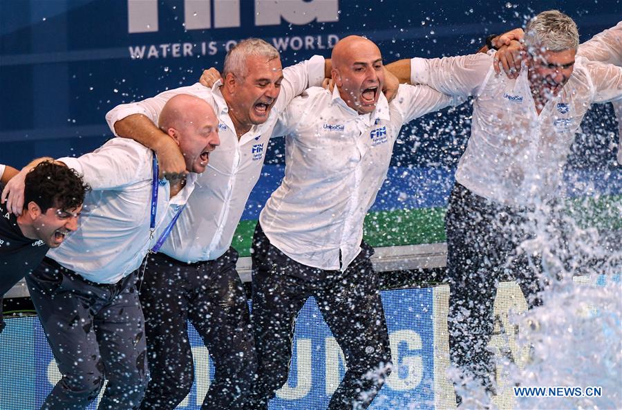 (SP)SOUTH KOREA-GWANGJU-FINA WORLD CHAMPIONSHIPS-MEN'S WATERPOLO FINAL-ITA VS ESP