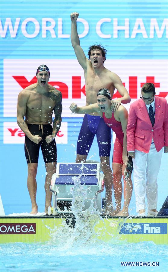 (SP)SOUTH KOREA-GWANGJU-FINA WORLD CHAMPIONSHIPS-SWIMMING-DAY 7