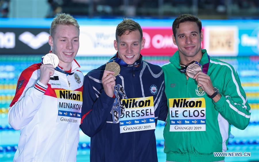 (SP)SOUTH KOREA-GWANGJU-FINA WORLD CHAMPIONSHIPS-SWIMMING-DAY 7