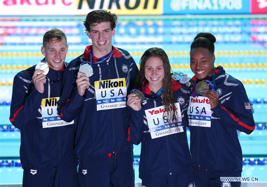 (SP)SOUTH KOREA-GWANGJU-FINA WORLD CHAMPIONSHIPS-SWIMMING-DAY 7