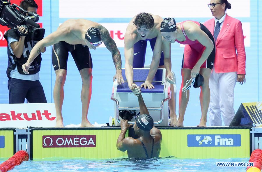 (SP)SOUTH KOREA-GWANGJU-FINA WORLD CHAMPIONSHIPS-SWIMMING-DAY 7