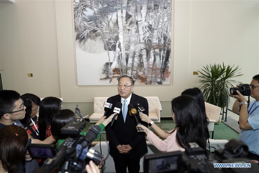 UN-CHINA-NEW AMBASSADOR-PRESS BRIEFING