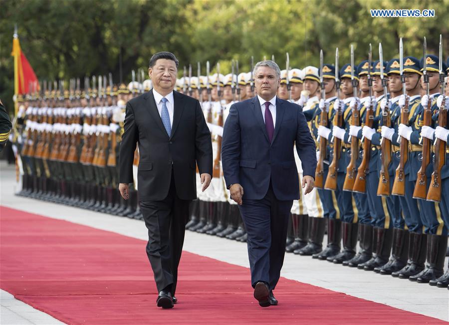 CHINA-BEIJING-XI JINPING-COLOMBIAN PRESIDENT-TALKS (CN)