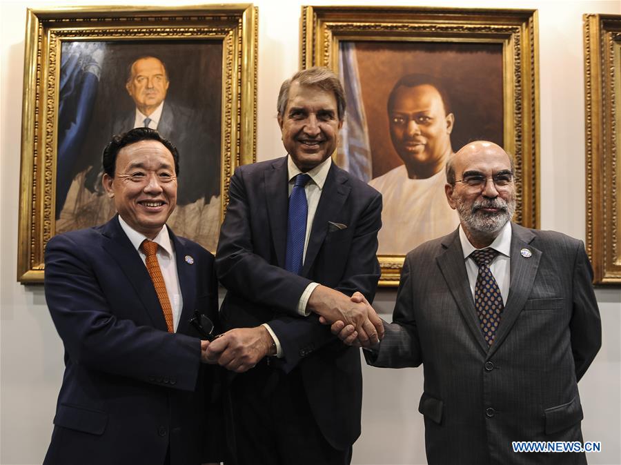 ITALY-ROME-FAO CHIEF-HANDOVER-QU DONGYU-JOSE GRAZIANO DA SILVA