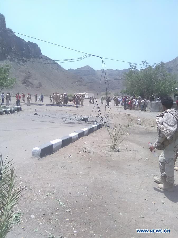 YEMEN-ADEN-MILITARY BASE-MISSILE ATTACK