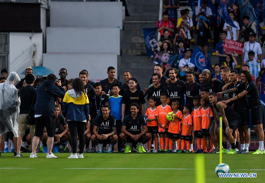(SP)CHINA-SHENZHEN-FOOTBALL-CHAMPIONS TROPHY-PSG-TRAINING(CN)
