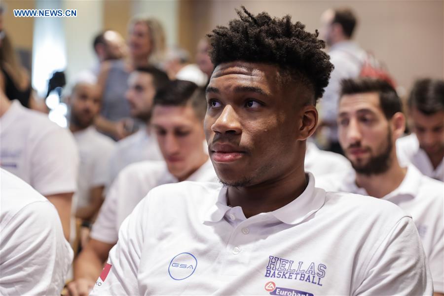 (SP)GREECE-ATHENS-FIBA WORLD CUP-GREEK NATIONAL TEAM-PRESENTATION