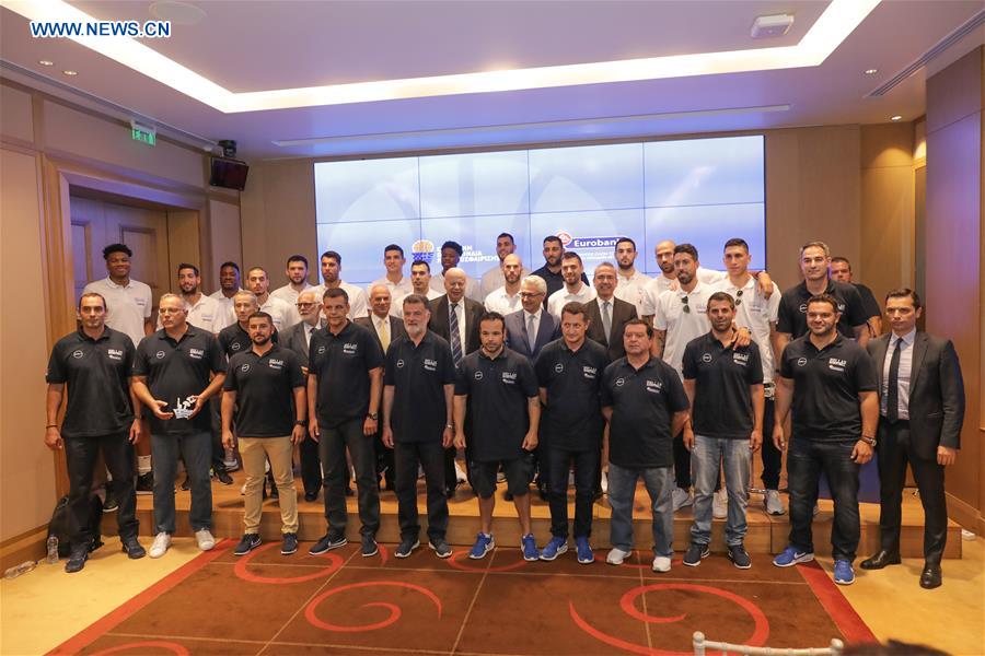 (SP)GREECE-ATHENS-FIBA WORLD CUP-GREEK NATIONAL TEAM-PRESENTATION
