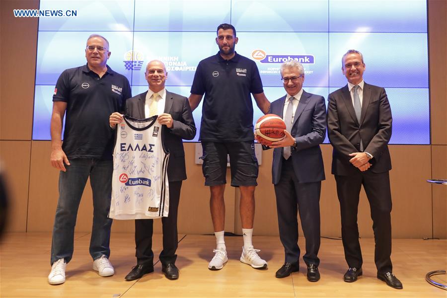 (SP)GREECE-ATHENS-FIBA WORLD CUP-GREEK NATIONAL TEAM-PRESENTATION