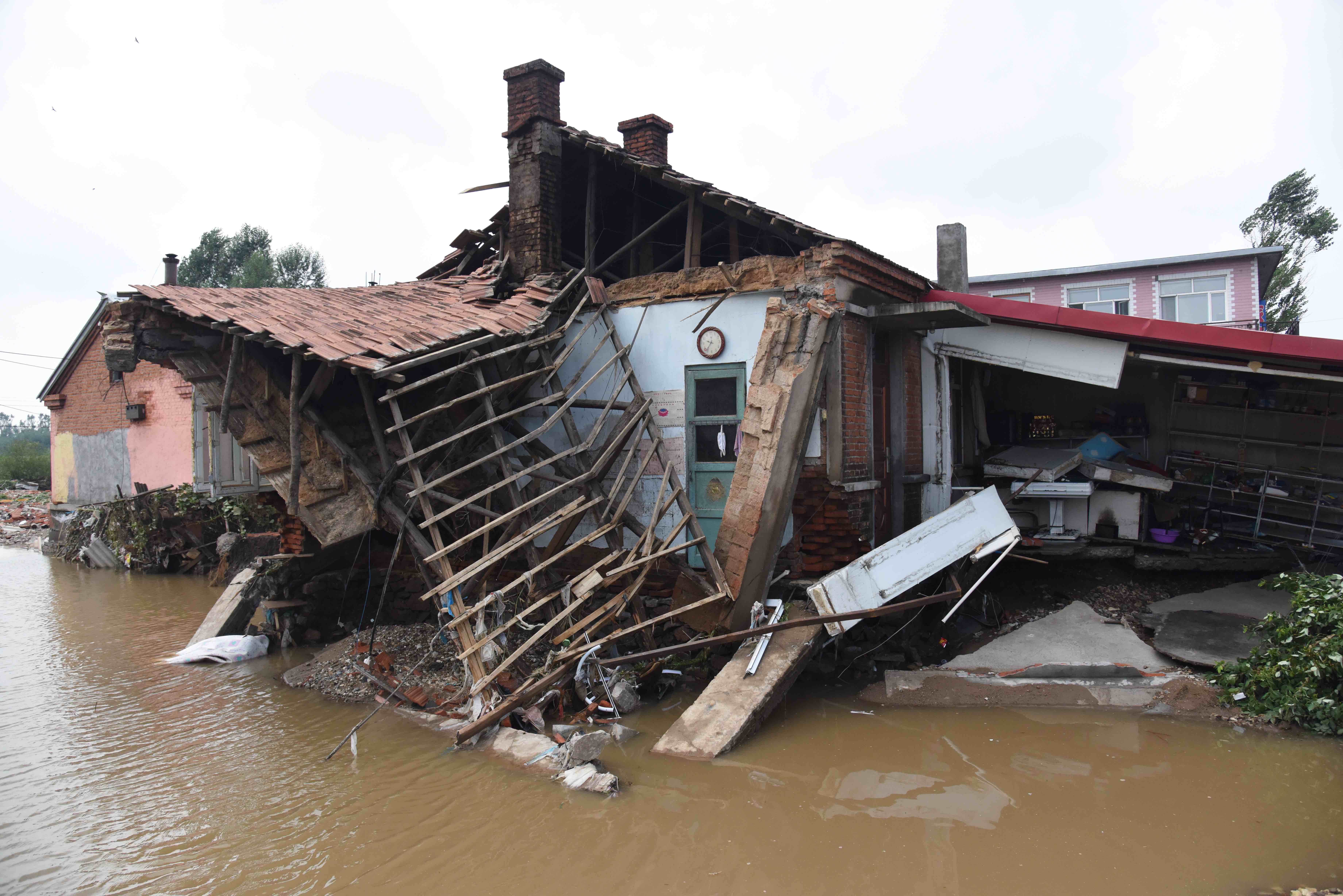 11,400 evacuated after homes, crops destroyed after floods in NE China