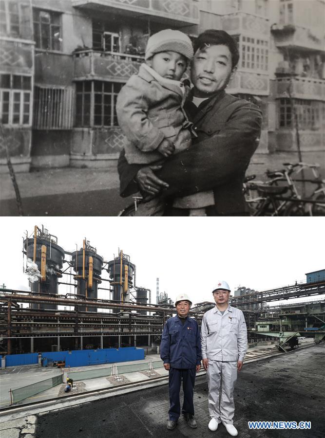 CHINA-LIAONING-ANSHAN-ANSTEEL-GENERATIONS-WORKERS (CN)