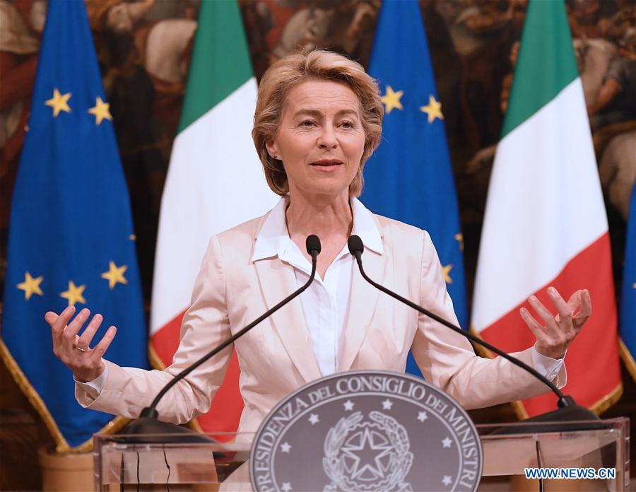 ITALY-ROME-EU COMMISSION-PRESIDENT-ELECT-NEW PACT ON MIGRATION