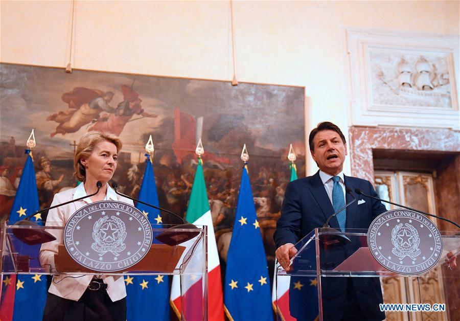 ITALY-ROME-EU COMMISSION-PRESIDENT-ELECT-NEW PACT ON MIGRATION