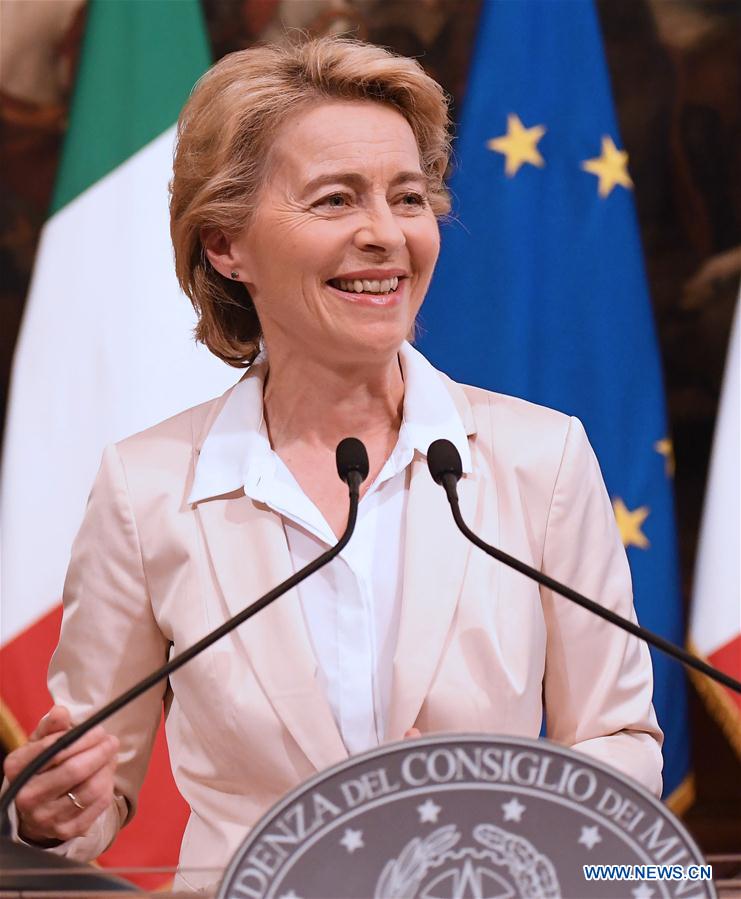 ITALY-ROME-EU COMMISSION-PRESIDENT-ELECT-NEW PACT ON MIGRATION