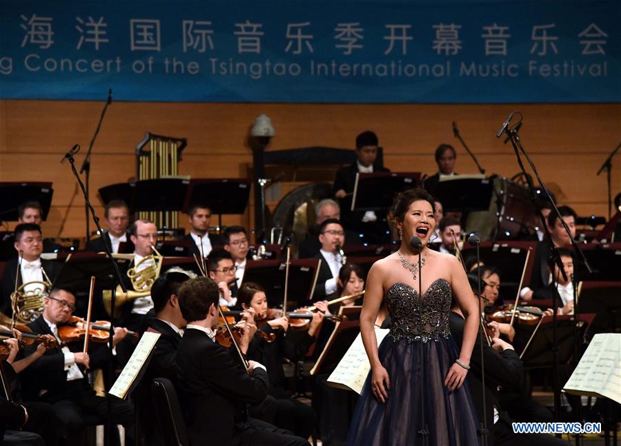 CHINA-SHANDONG-QINGDAO-MUSIC FESTIVAL-OPENING CONCERT (CN)