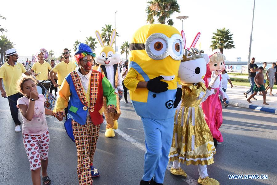 MOROCCO-EL JADIDA-JAWHARA FESTIVAL-PARADE