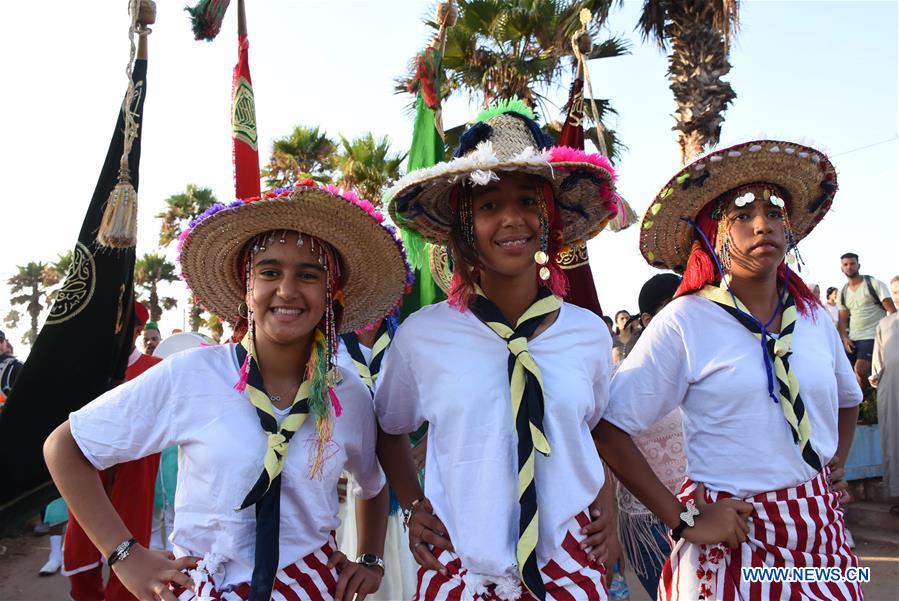 MOROCCO-EL JADIDA-JAWHARA FESTIVAL-PARADE