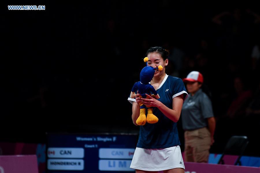 (SP)PERU-LIMA-BADMINTON-PAN AMERICAN 2019-FINALS 