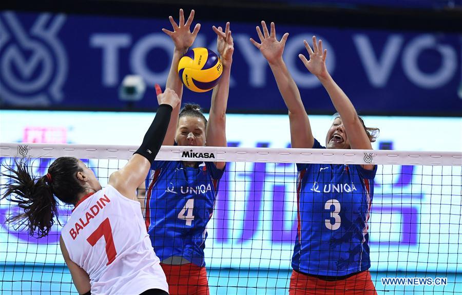 (SP)CHINA-NINGBO-FIVB-TOKYO VOLLEYBALL QUALIFICATION-TURKEY-CZECH REPUBLIC(CN)