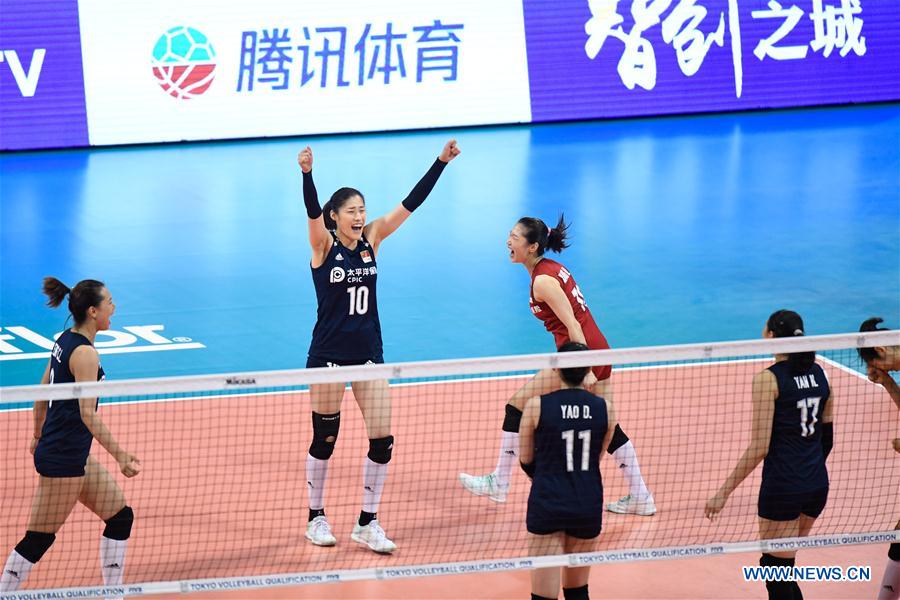 (SP)CHINA-NINGBO-FIVB-TOKYO VOLLEYBALL QUALIFICATION-CHN VS GER(CN)