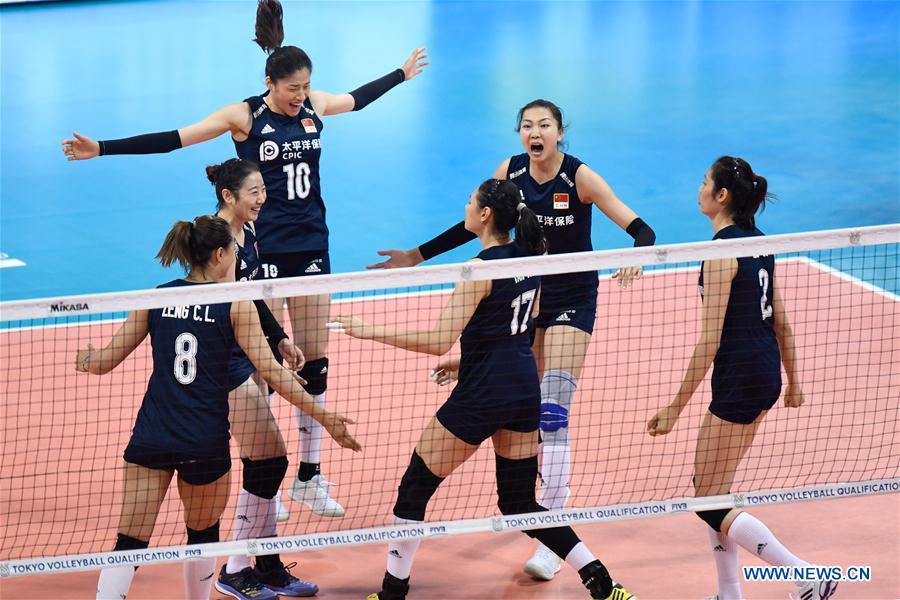 (SP)CHINA-NINGBO-FIVB-TOKYO VOLLEYBALL QUALIFICATION-CHN VS GER(CN)