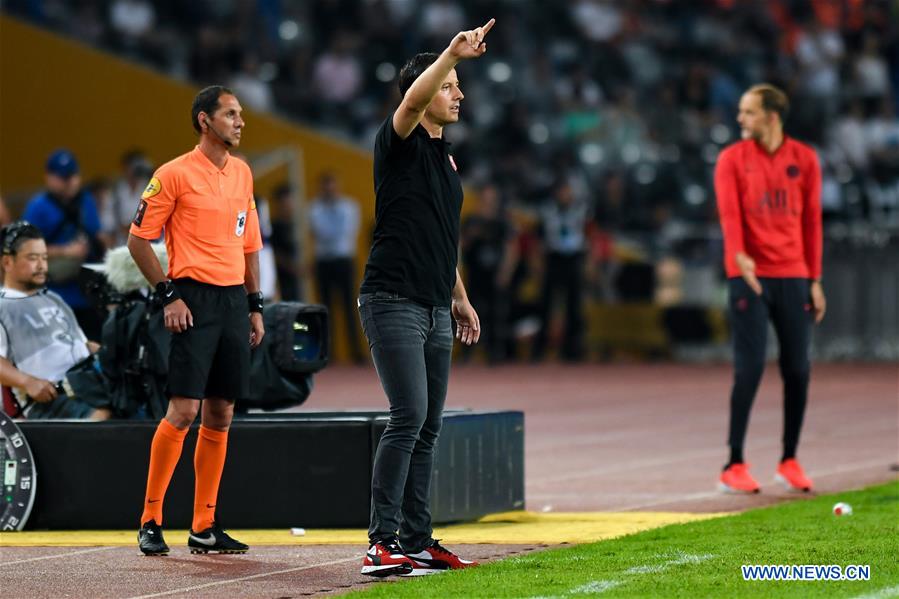 (SP)CHINA-SHENZHEN-FOOTBALL-CHAMPIONS TROPHY-PSG-RENNES(CN)