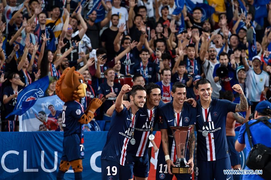 (SP)CHINA-SHENZHEN-FOOTBALL-CHAMPIONS TROPHY-PSG-RENNES(CN)
