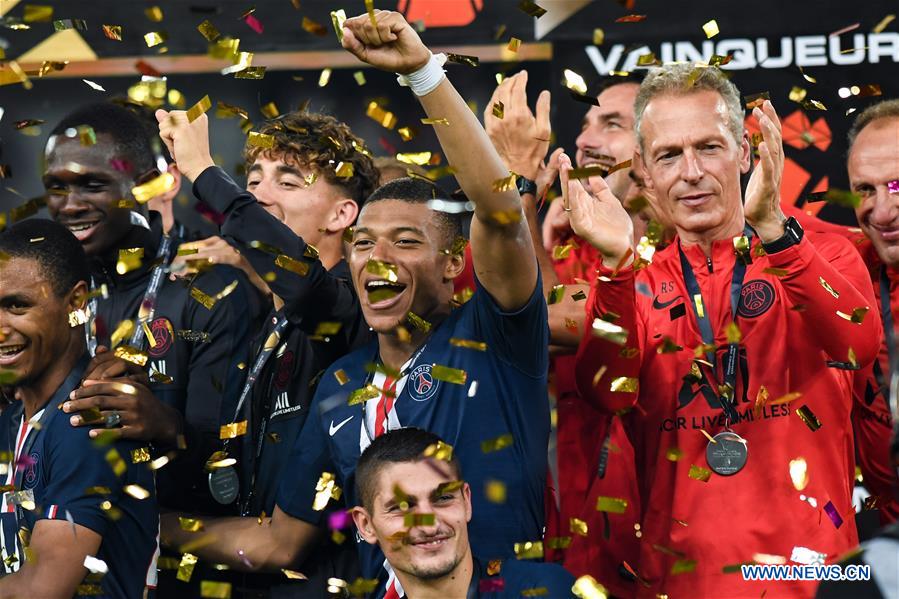 (SP)CHINA-SHENZHEN-FOOTBALL-CHAMPIONS TROPHY-PSG-RENNES(CN)