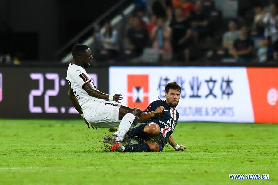(SP)CHINA-SHENZHEN-FOOTBALL-CHAMPIONS TROPHY-PSG-RENNES(CN)