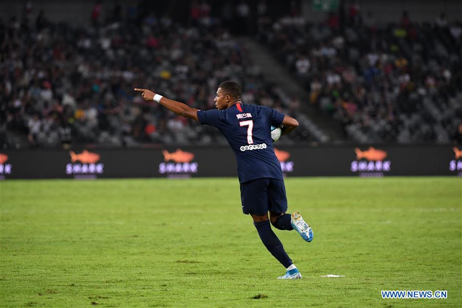 (SP)CHINA-SHENZHEN-FOOTBALL-CHAMPIONS TROPHY-PSG-RENNES(CN)