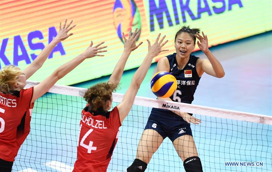 (SP)CHINA-NINGBO-FIVB-TOKYO VOLLEYBALL QUALIFICATION-CHN VS GER(CN)