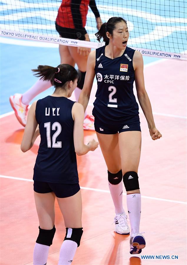 (SP)CHINA-NINGBO-FIVB-TOKYO VOLLEYBALL QUALIFICATION-CHN VS GER(CN)