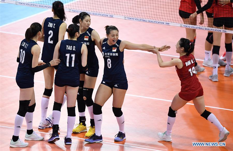 (SP)CHINA-NINGBO-FIVB-TOKYO VOLLEYBALL QUALIFICATION-CHN VS GER(CN)