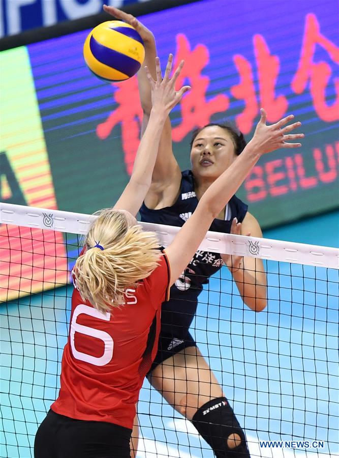 (SP)CHINA-NINGBO-FIVB-TOKYO VOLLEYBALL QUALIFICATION-CHN VS GER(CN)