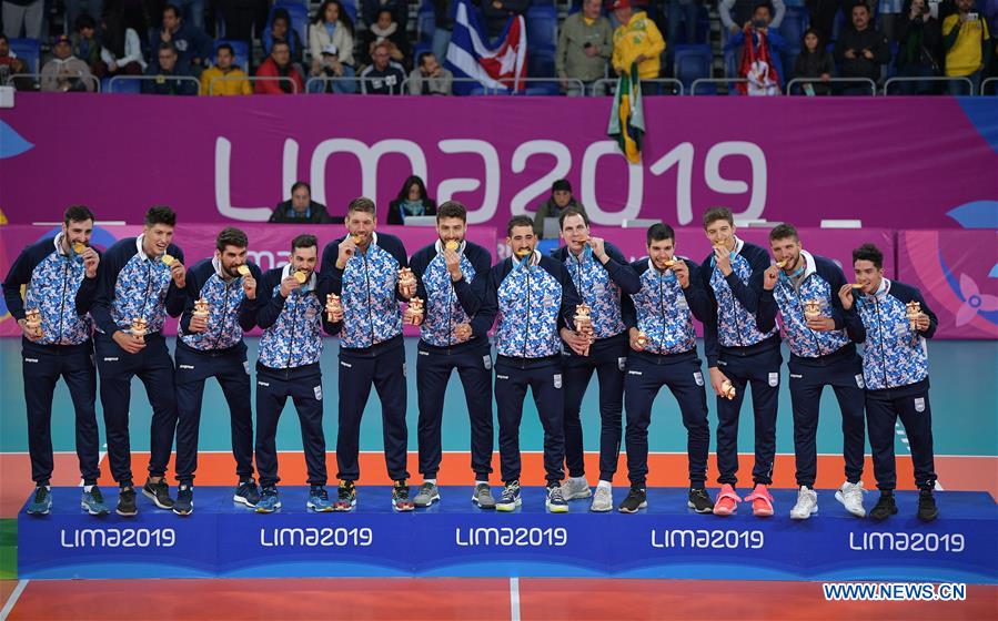 (SP)PERU-LIMA-PAN AMERICAN GAMES 2019-VOLLEYBALL-MEN'S FINAL