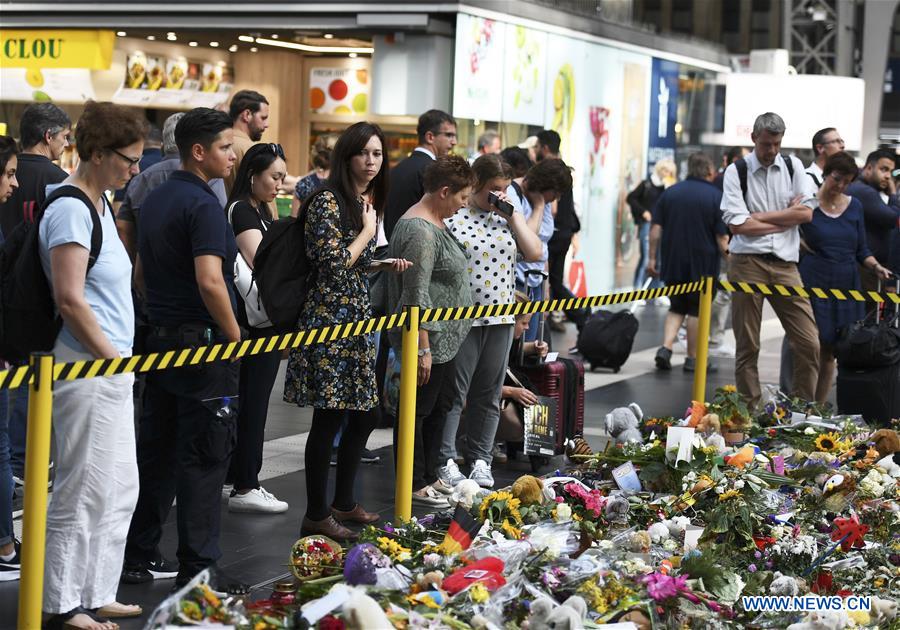 GERMANY-FRANKFURT-MAIN STATION-BOY-DEATH-CONDOLENCE
