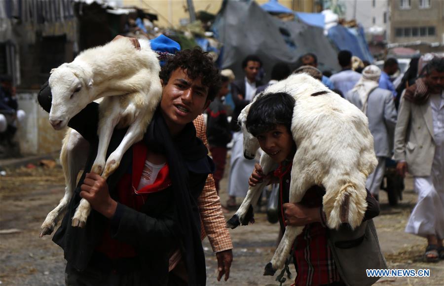 YEMEN-SANAA-EID AL-ADHA-LIVESTOCK MARKET