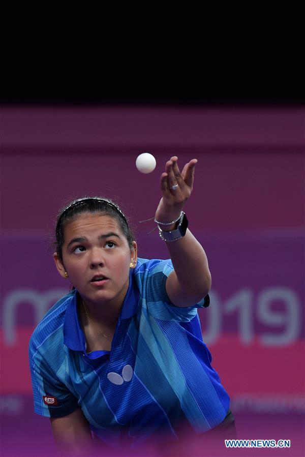 (SP)PERU-LIMA-PAN AMERICAN GAMES 2019-TABLE TENNIS-WOMEN'S SINGLES FINAL